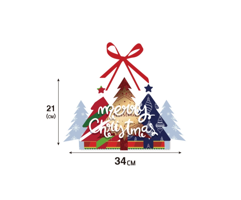 Christmas decoration door hanging New Year's party Christmas hanging snowman Christmas tree door hanging