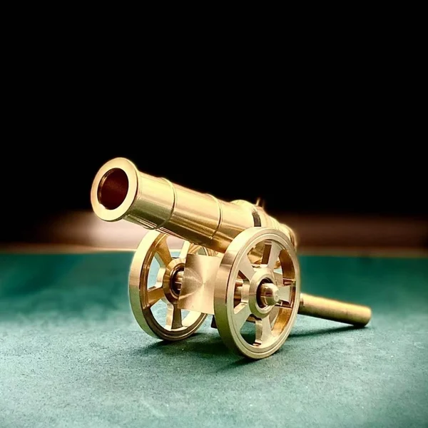 Solid Brass Cannon (Fireable And Assembled)
