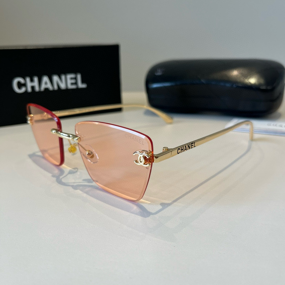 Chanel rimless sunglasses