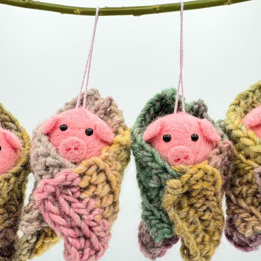 Pig In Blankets Christmas Tree Decorations