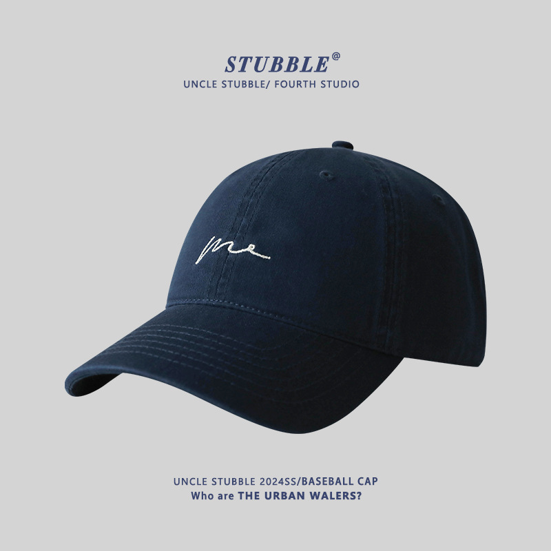 New Korean style men's and women's baseball cap simple and versatile small duckbill cap