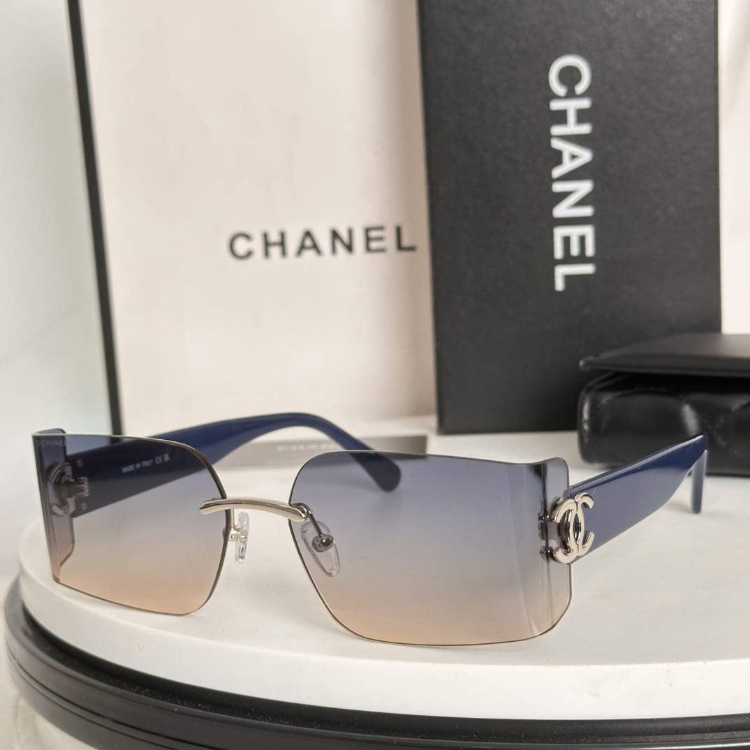 Chanel rimless sunglasses