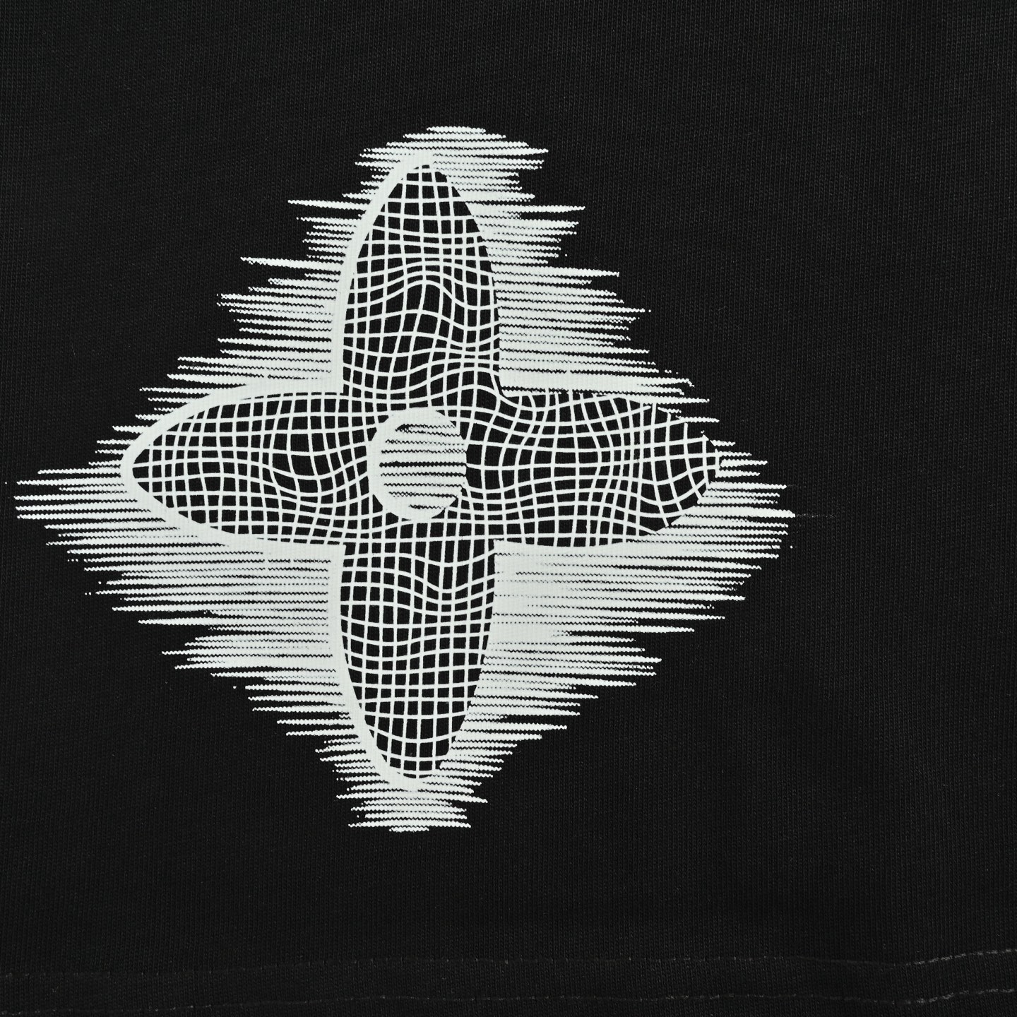 Louis Vuitton 25ss phantom print short sleeve