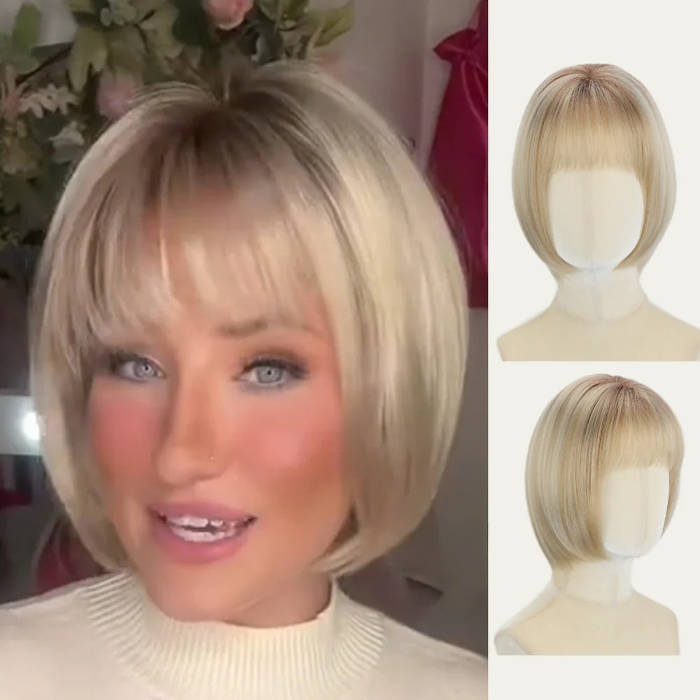 Classic Bob Wig With Light Bangs