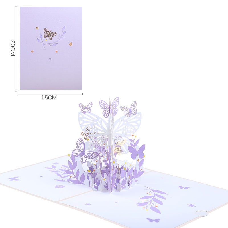(🔥Last Day 50% OFF) -3D Butterfly Greeting Cards-BUY 3 GET 1 FREE & FREE SHIPPING