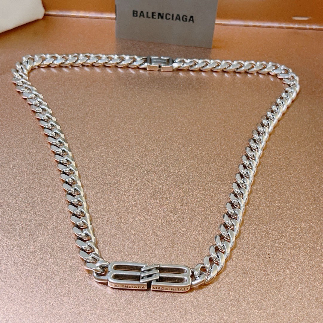 Balenciaga Flat Chain Necklace