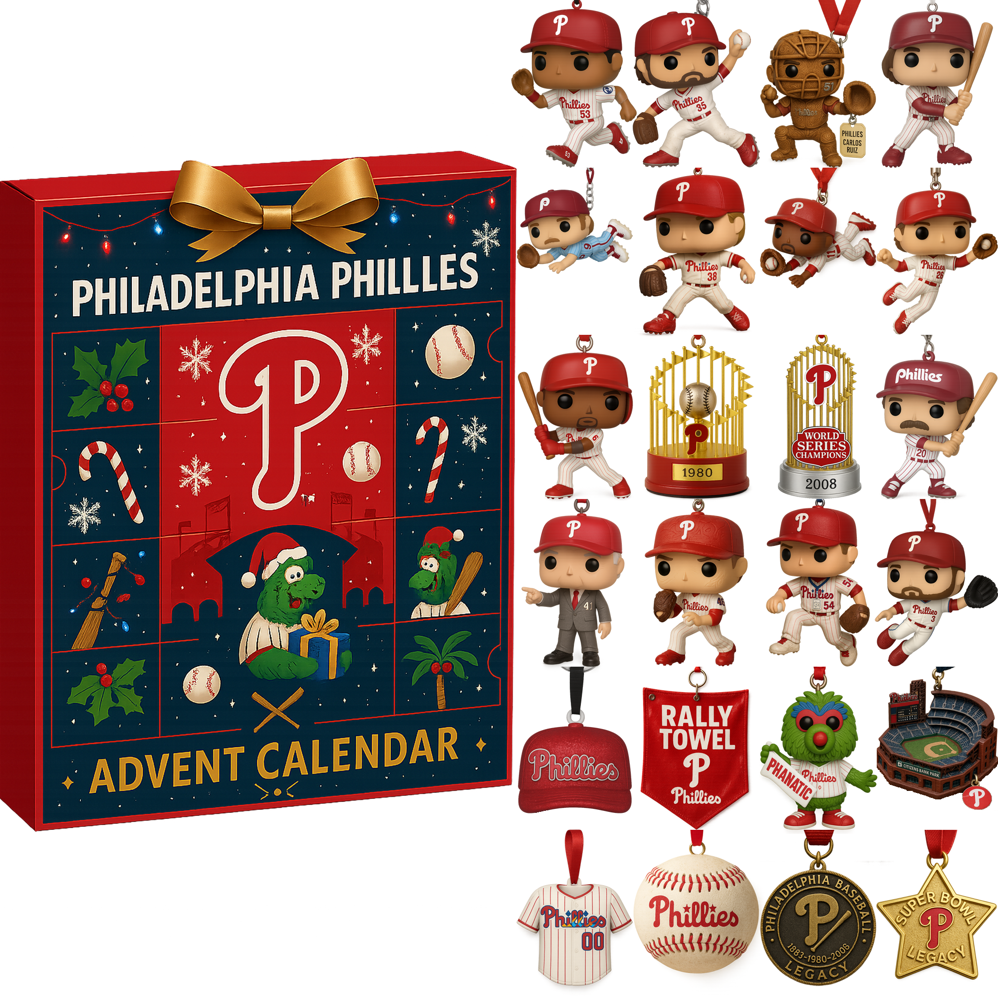 Philadelphia Phillies Advent Calendar: Countdown to Christmas