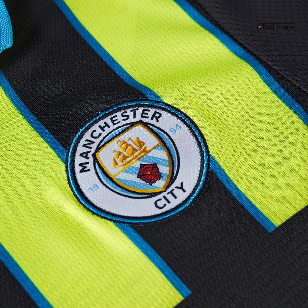 Manchester City Kids Away Football Jersey (Shirt+Shorts+Socks) 2024/25