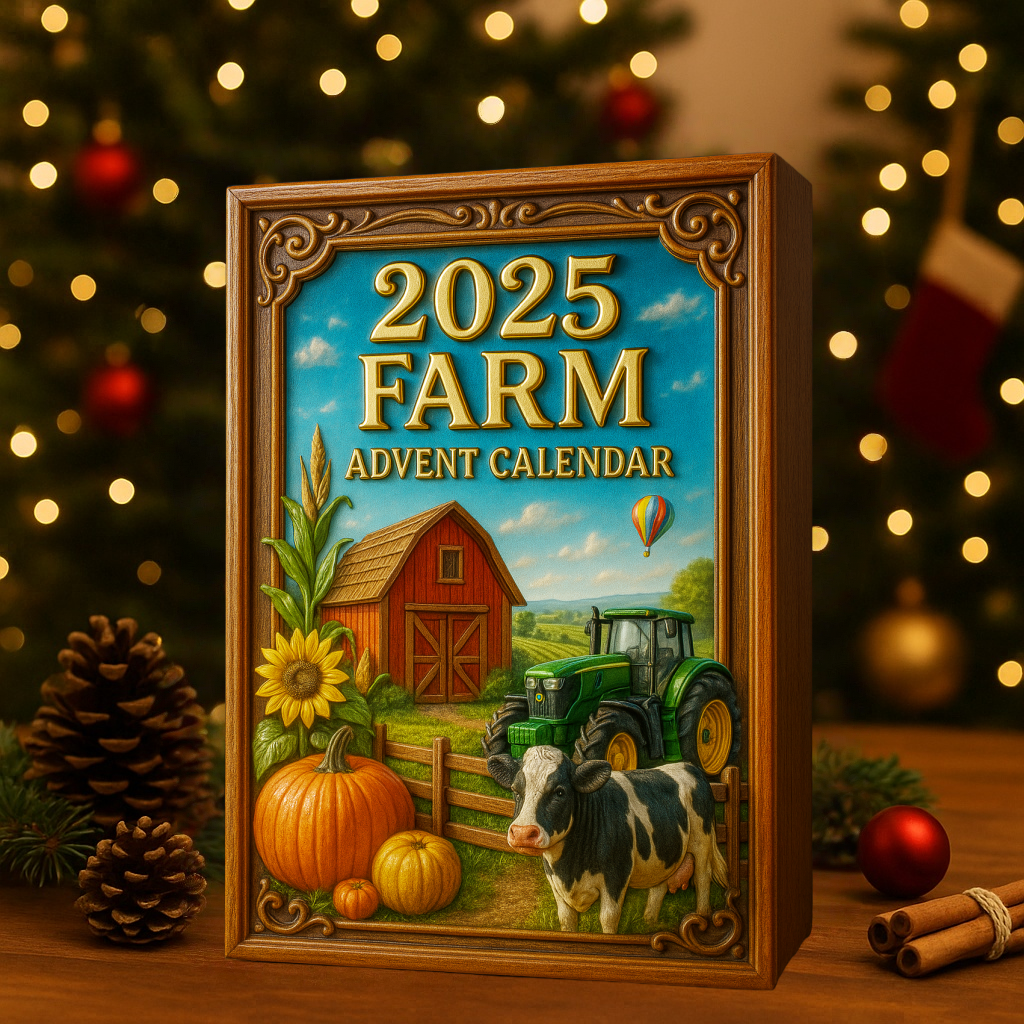 American Farm Themed Advent Calendar 2025
