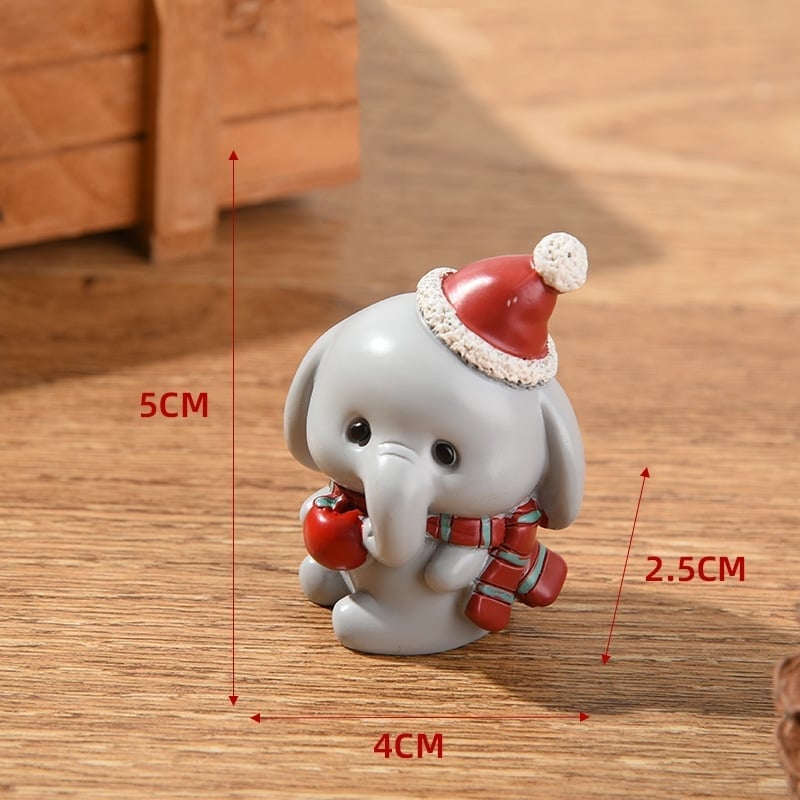 Handmade animal Santa ornaments 🎄 (48% off for Christmas🔥)