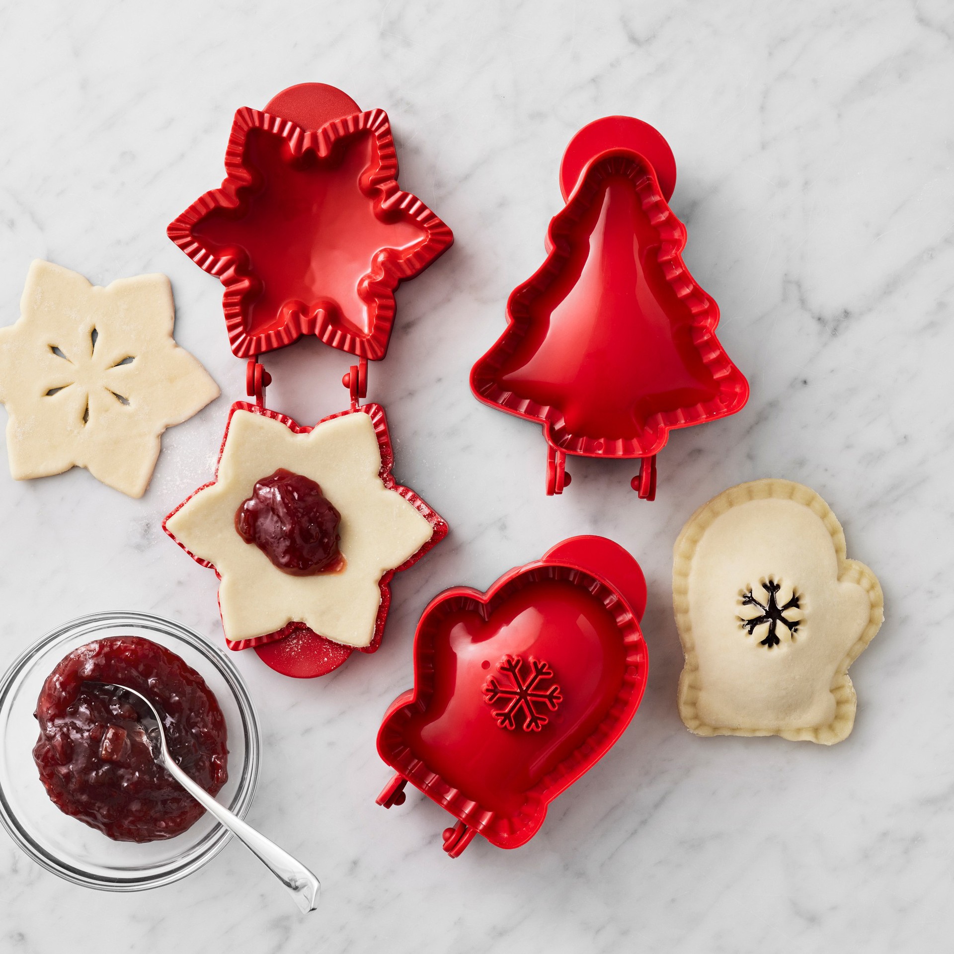 🔥CHRISTMAS ON SALE🔥Homemade Christmas dough pop-tarts Mold Set(Christmas tree+Gloves+Snowflake)