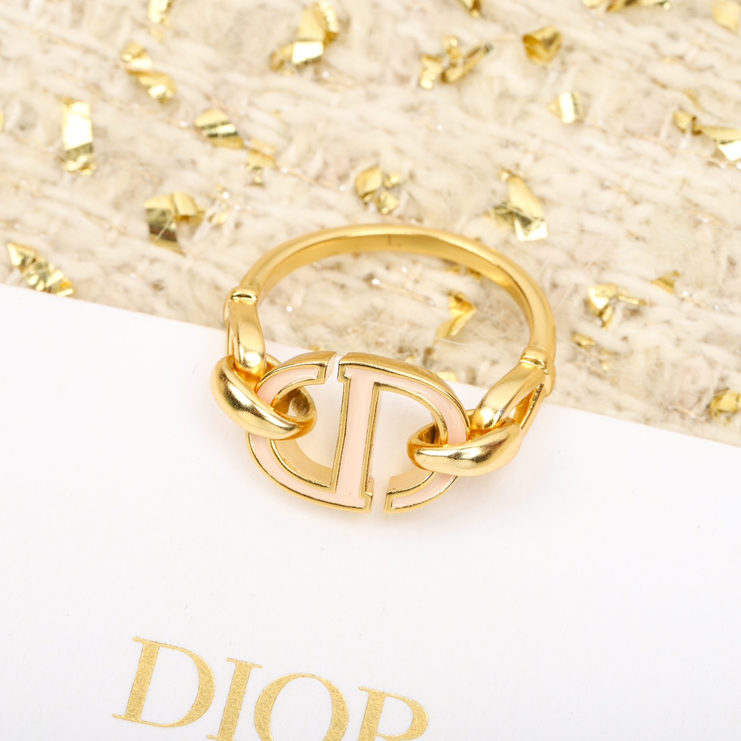 Dior CD letter ring