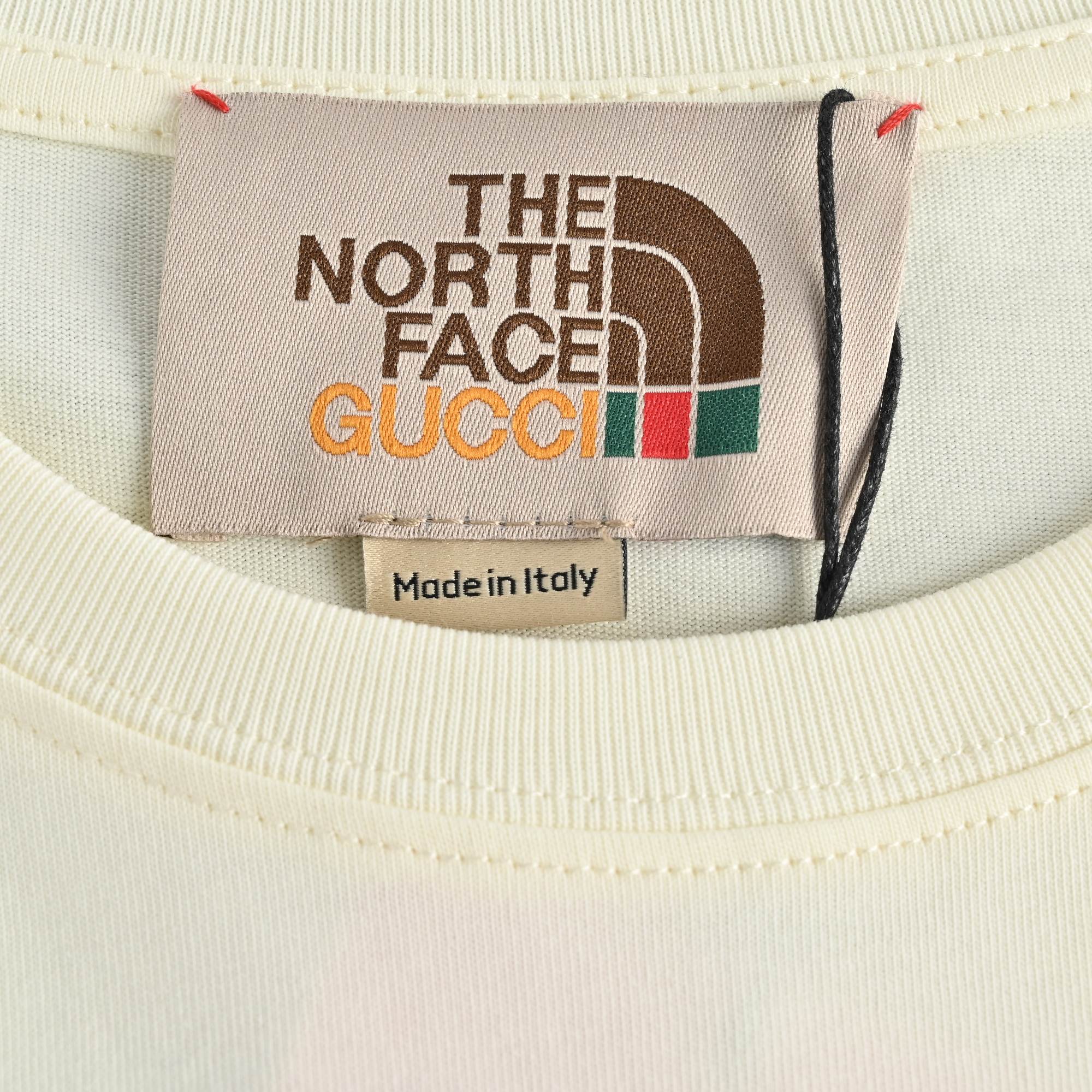 Gucci & The North Face co-branded logo short-sleeve