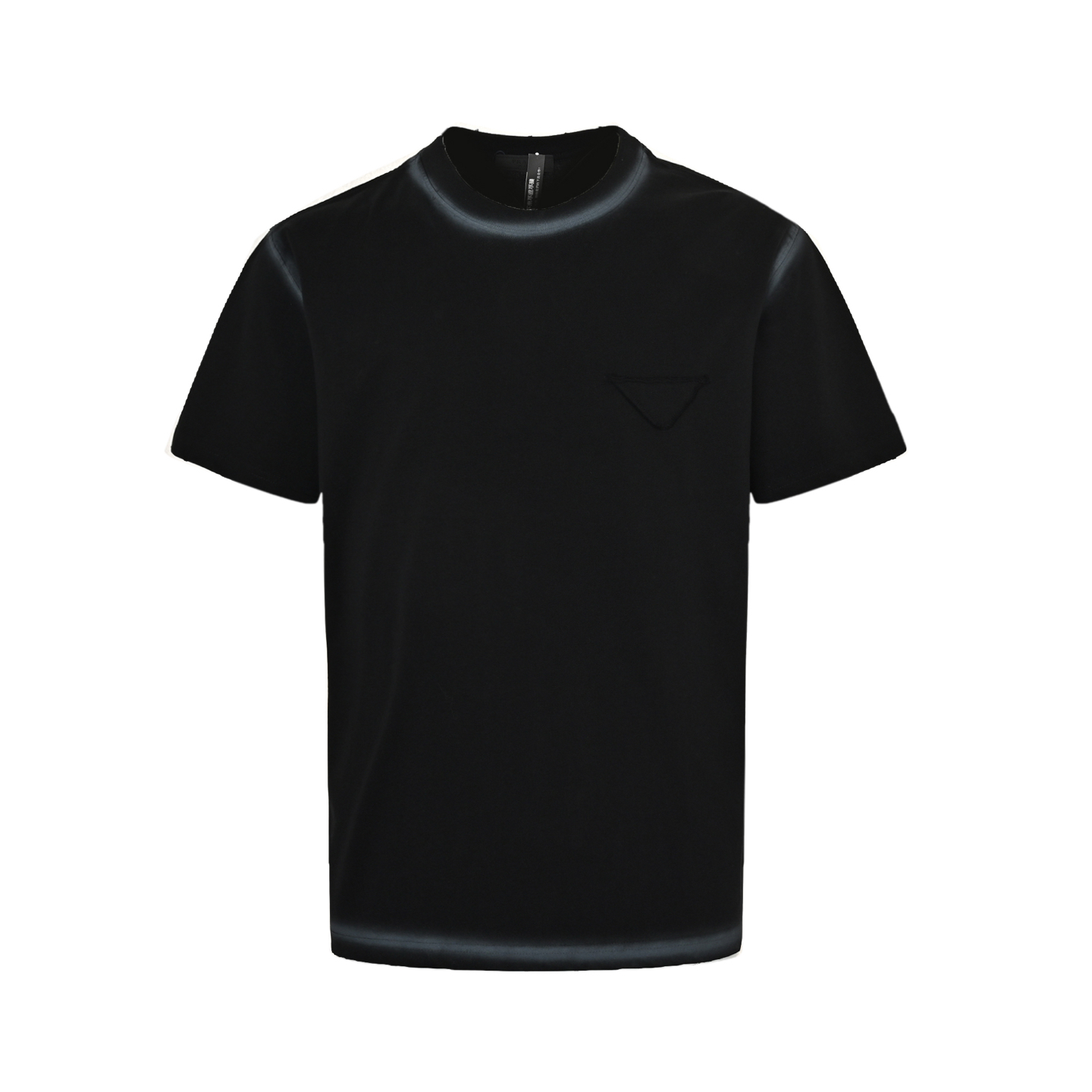 Prada washed patch triangle logo short sleeves