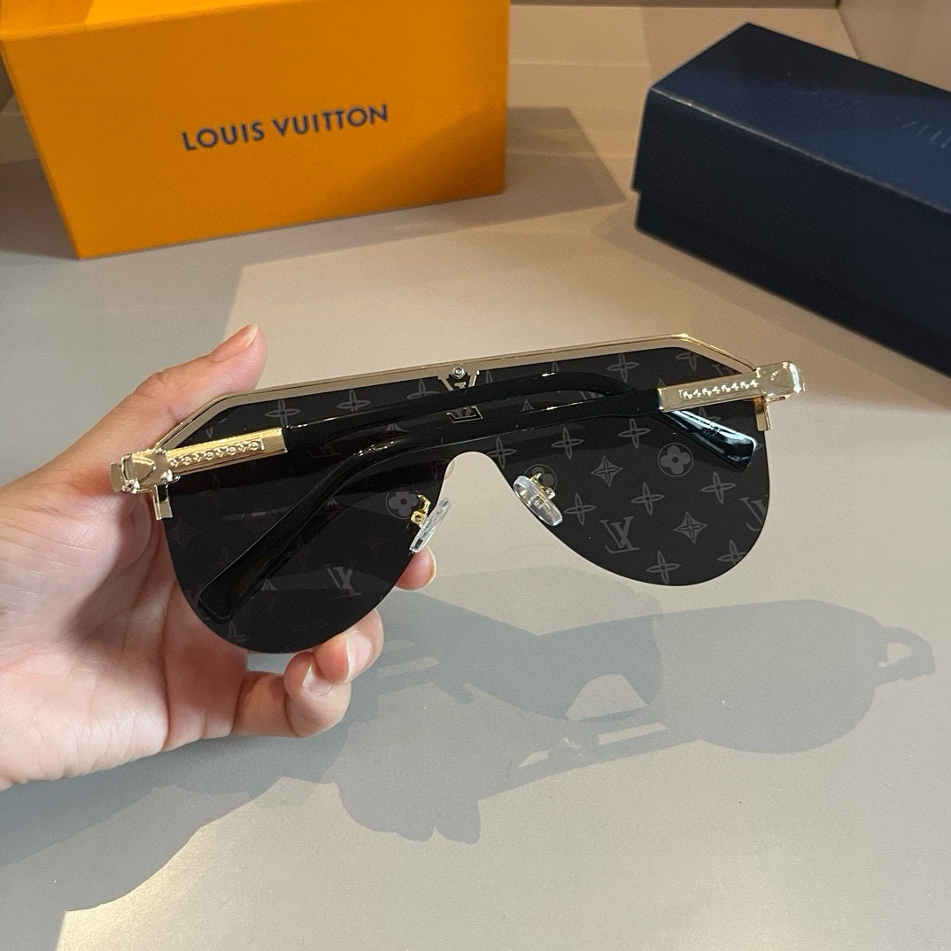Louis Vuitton half-rim sunglasses