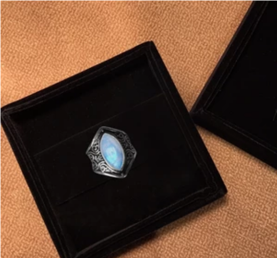 Handmade vintage boho moonstone ring - Buy 2 Free Shipping