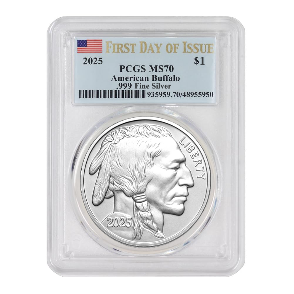 1 Oz 2025 Buffalo Silver Round – .999 Pure Silver • Limited Release • Limited-Time Factory Price