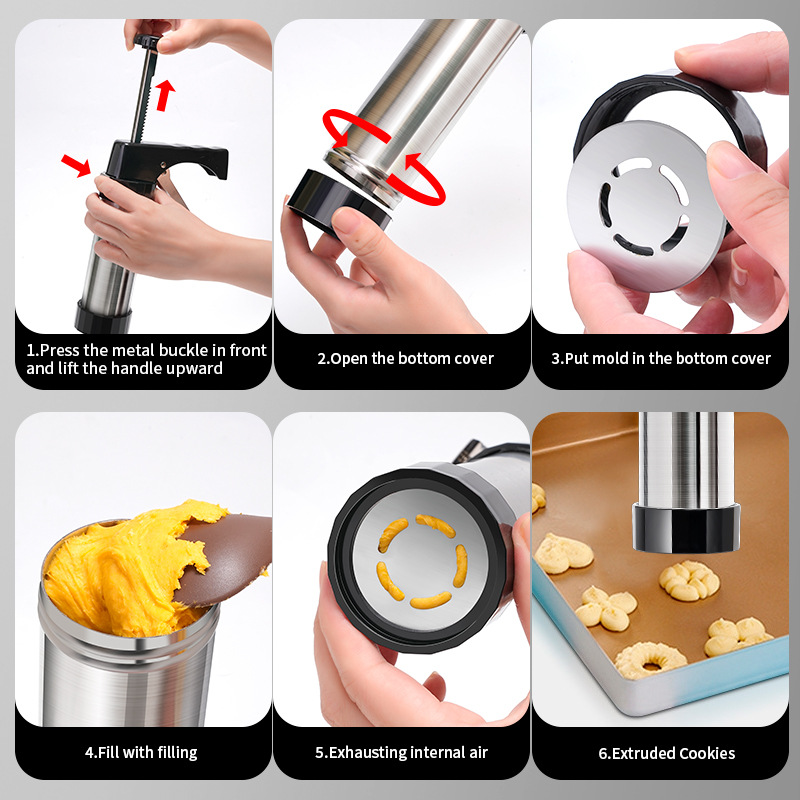 2024 New Year Promotion--Cookie Press For Baking Kit