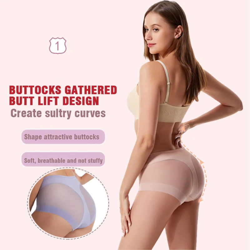 💥Today's Promotion-[SAVE 50% OFF]--High Waist Leak proof Ice Silk Seamless Shaping Briefs(2PCS/SET)--BUY 2 GET 10% OFF & FREE SHIPPING