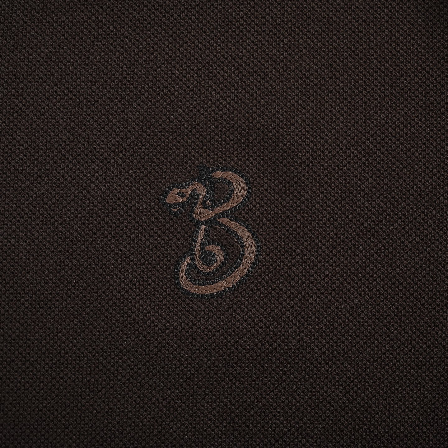 Burberry 25ss shield embroidered Polo short sleeve