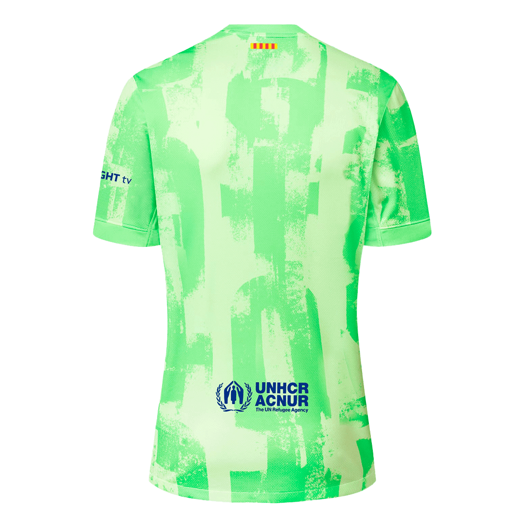 Barcelona Third Away Football Shirt Kit (Shirt + Shorts) 2024/25 - UCL (Spotify Logo without Text)