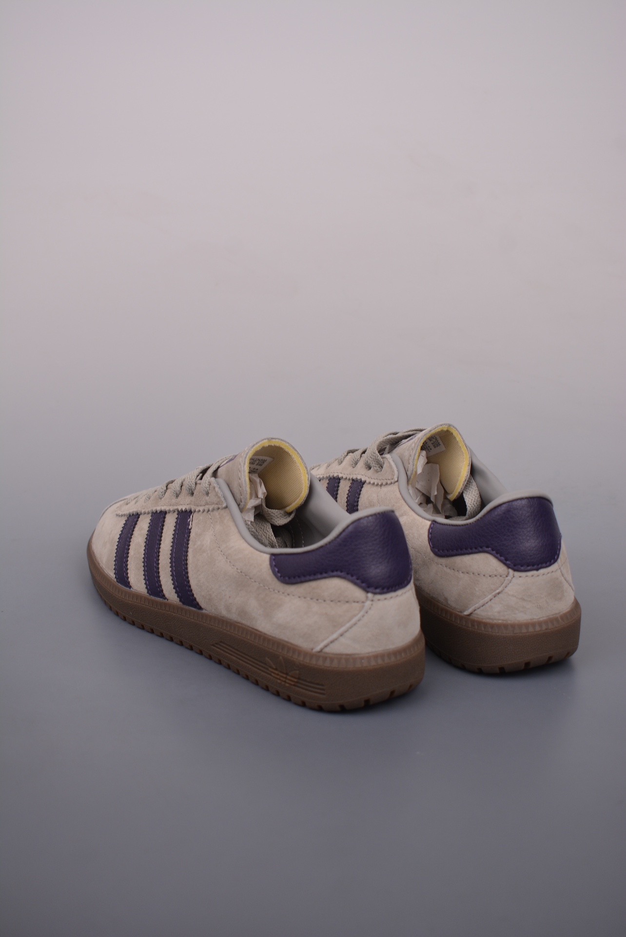 Adidas Originals Bermuda Trainers Suede Grey Dark Blue JI4280