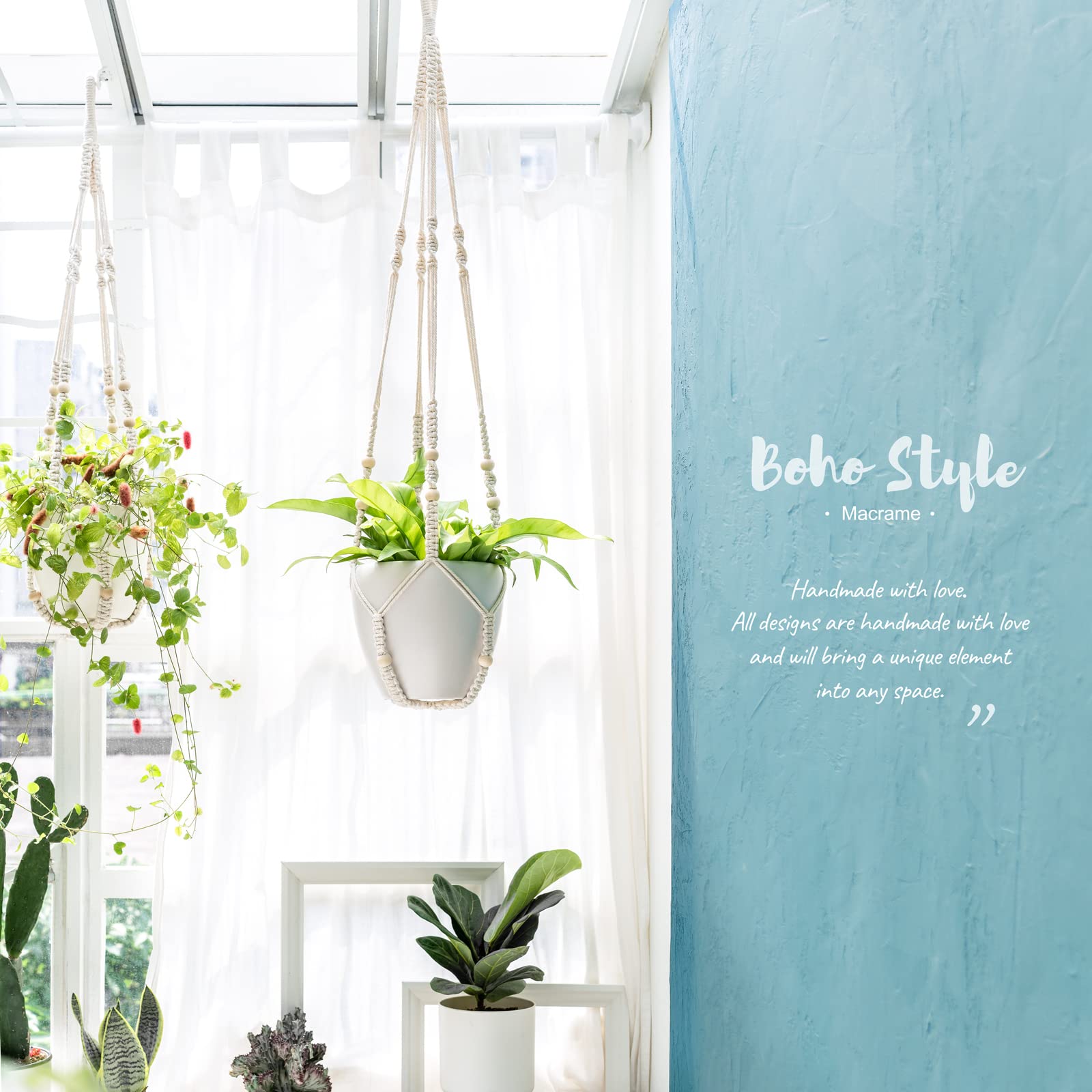 Hand-Woven Gardening  Hanging Plant Stand