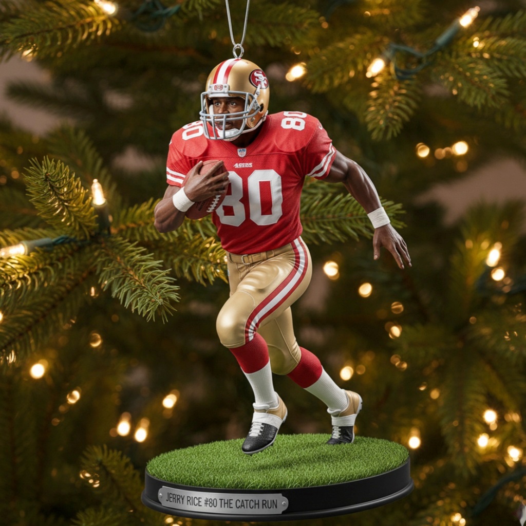 NFL Legend Christmas Keychain