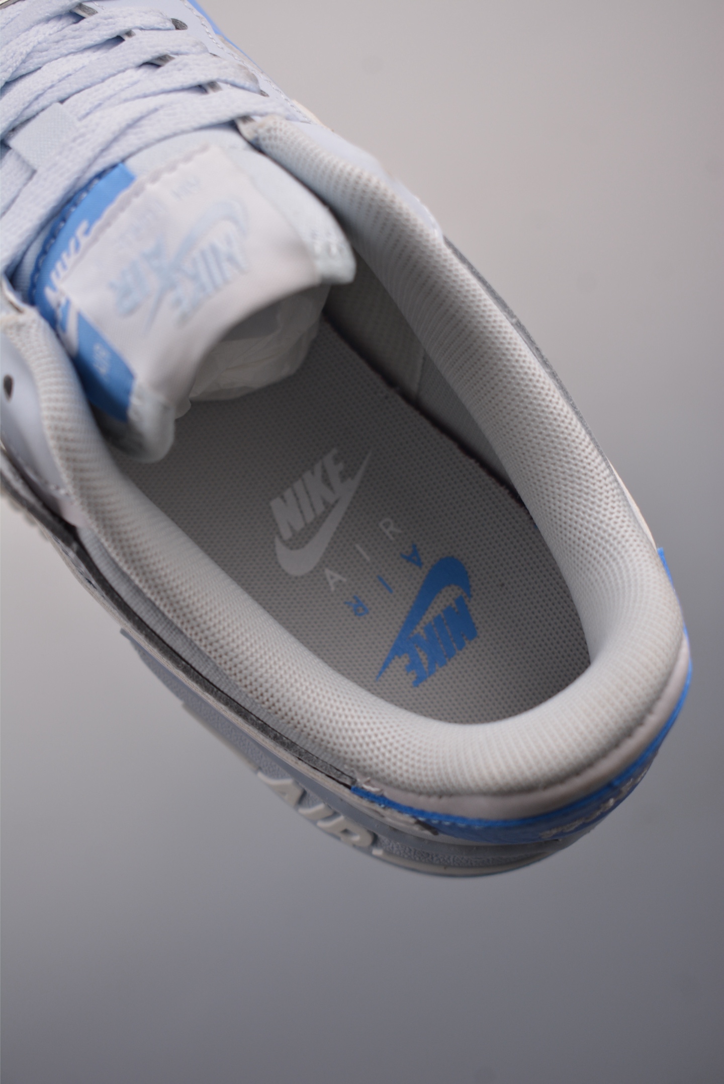 Nike WMNS Air Force 1 Shadow Leather White Blue DZ1847-400
