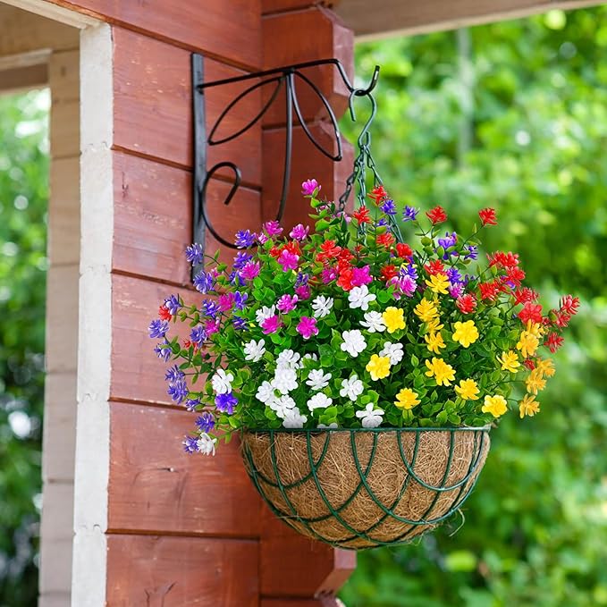 🌺🌺Artificial Milan grass fake flower plant decoration (spring and summer decoration-UV protection)