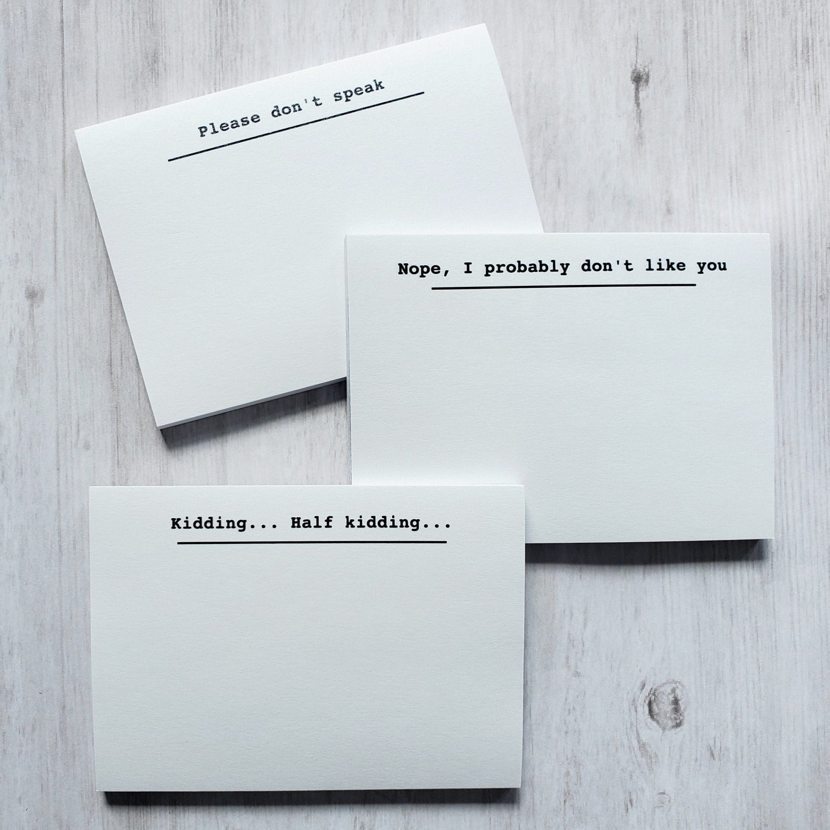Snarky Sticky Notes | Funny Gift