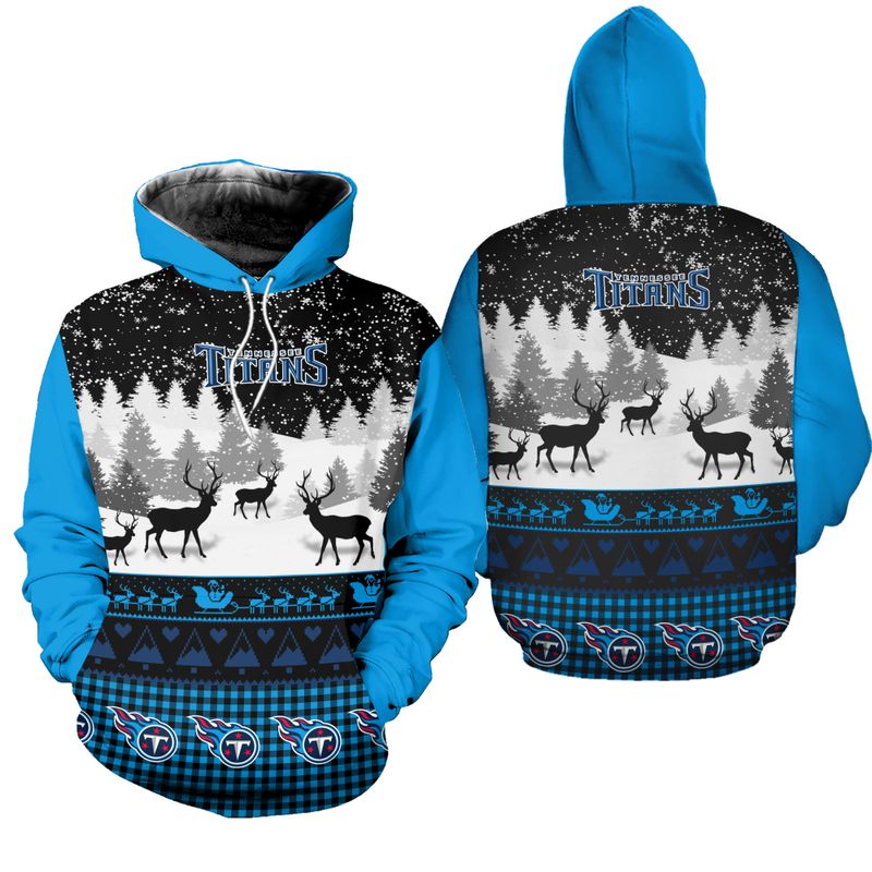 TENNESSEE TITANS HOODIE 3D GIFT FOR XMAS