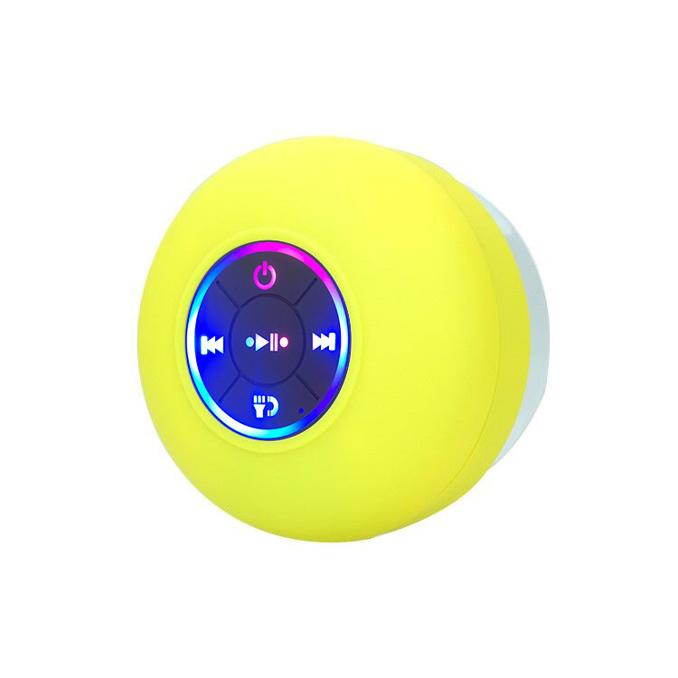 🔥Super Sale - 49% OFF🔥Waterproof Bluetooth Speaker with Suction Cup & LED Lights