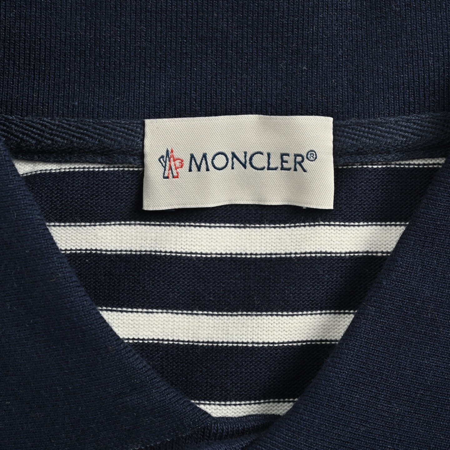 Moncler 25ss flocked logo laser printed short-sleeved shirt