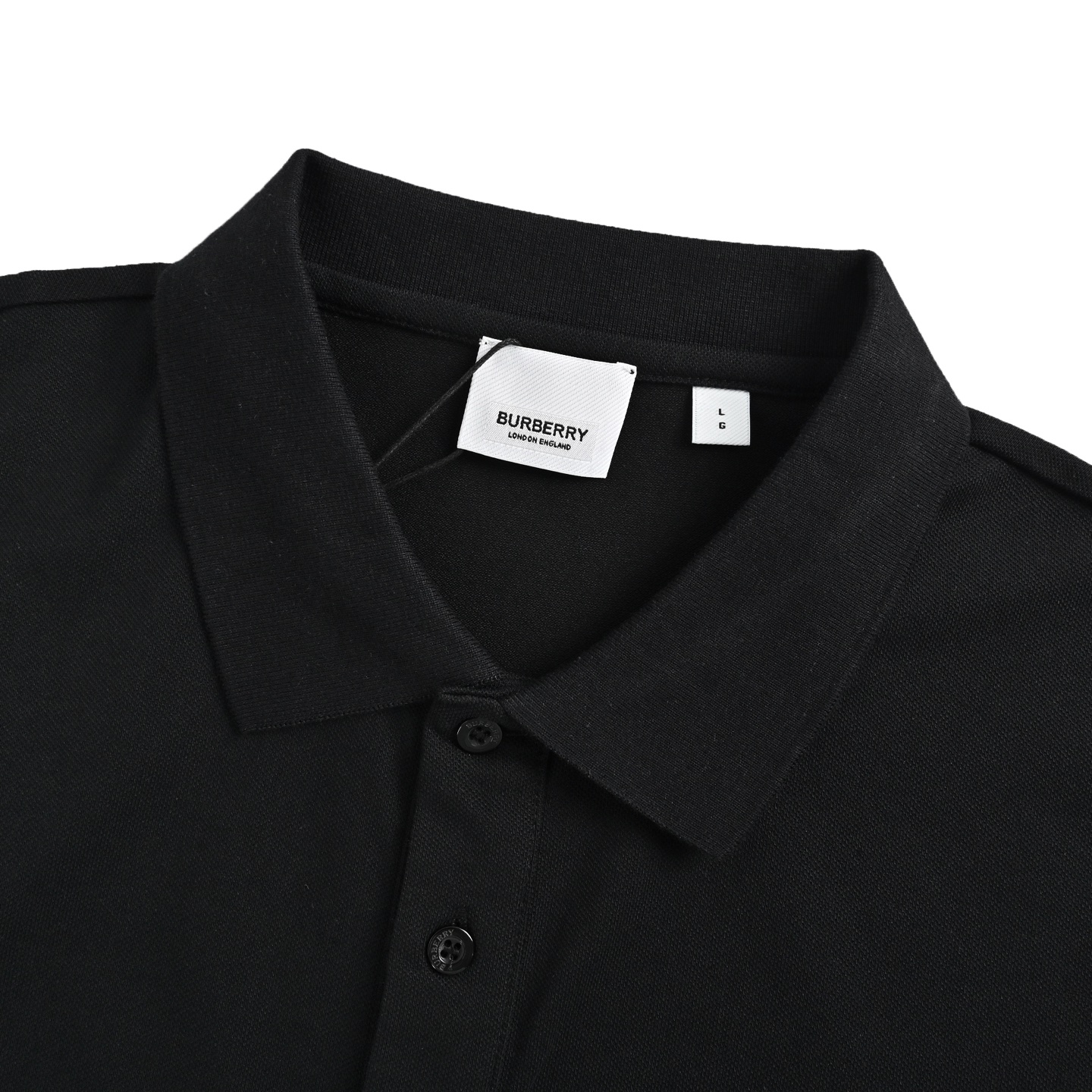 Burberry B logo embroidered Polo short sleeve