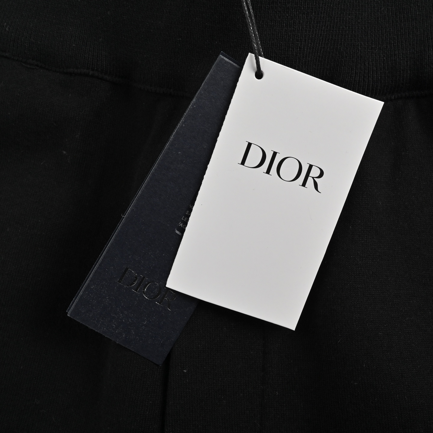 Dior 24Fw monogram embroidered jacquard knit trousers