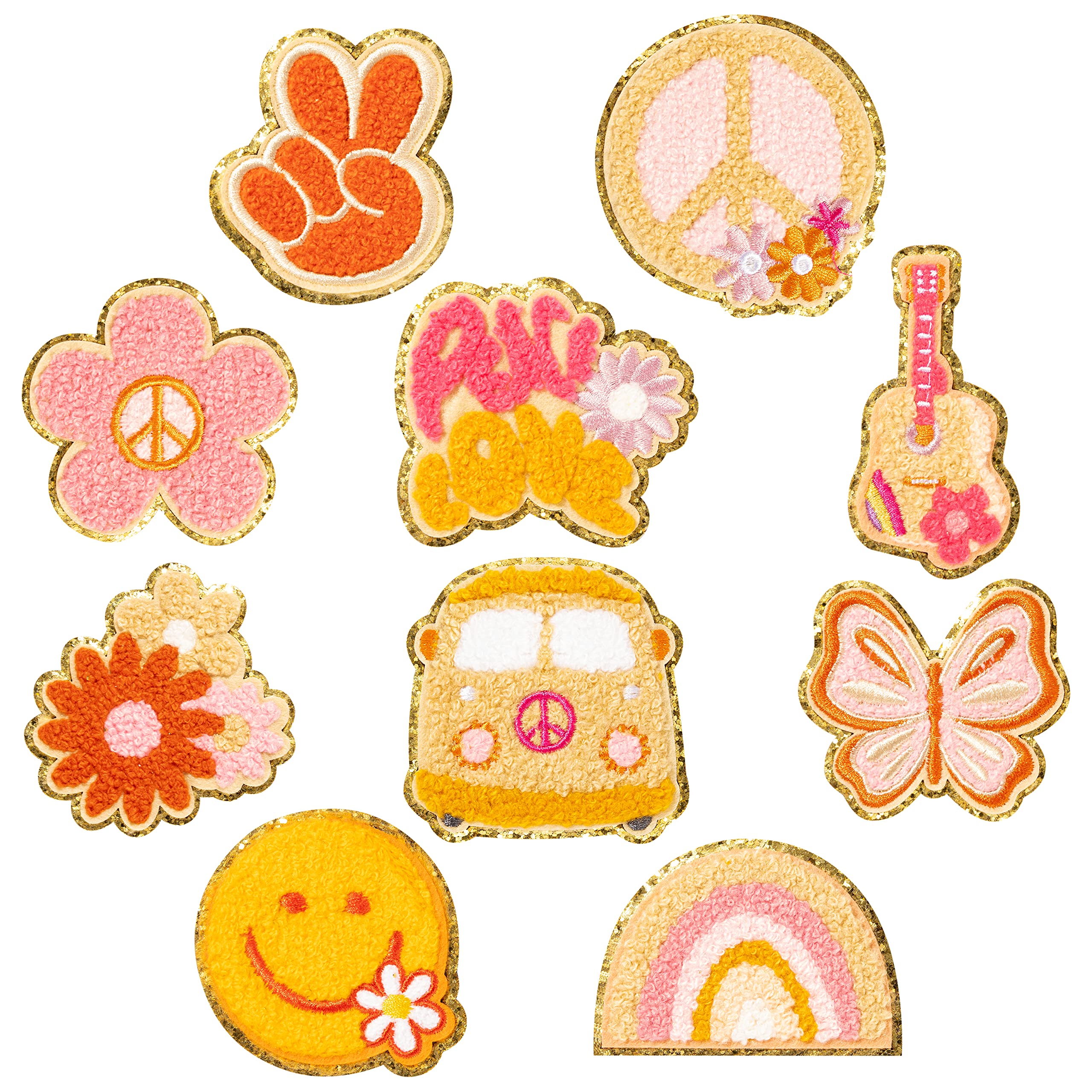 🔥Buy 3 Sets Free Shipping🔥Embroidered Iron on Patches Applique DIY Accessory for Backpack Clothes Dress Pants Hats Jeans