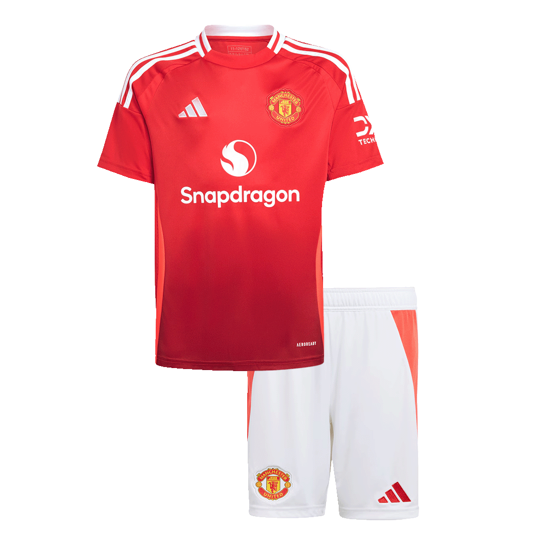 Manchester United kids' football shirt (shirt+shorts) 2024/25