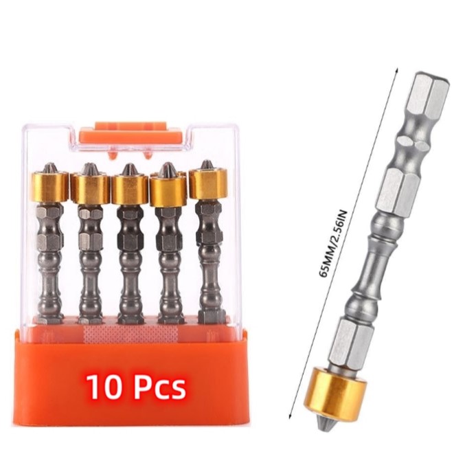 Magnetic Collar Positioning Screwdriver Bits