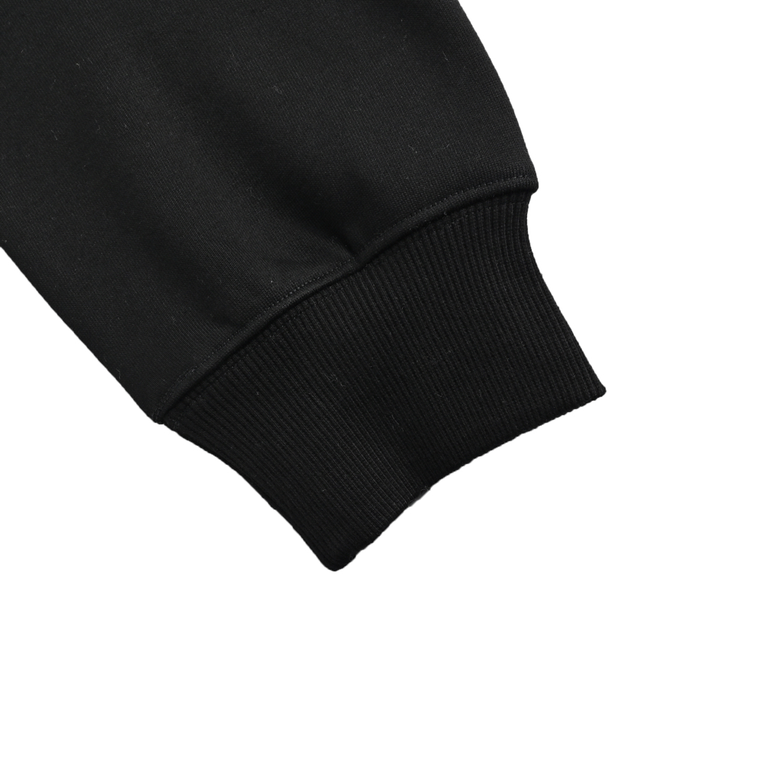 Dior 24Fw tricolor patch embroidered appliqué hooded sweatshirt