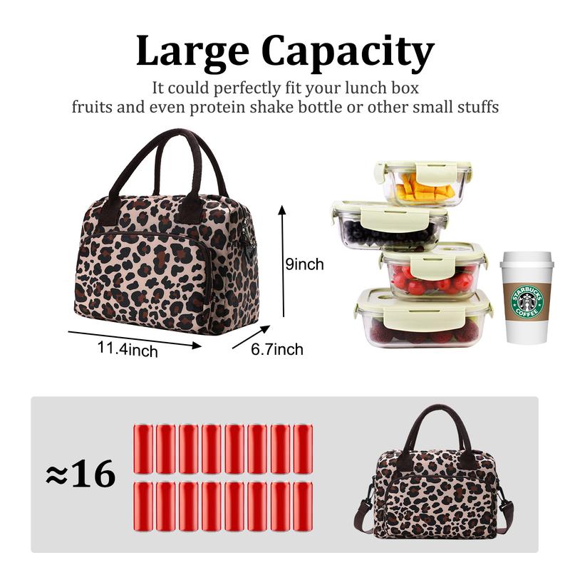 Insulated Large Lunch Bag with Multi-Pockets & Waterproof Design