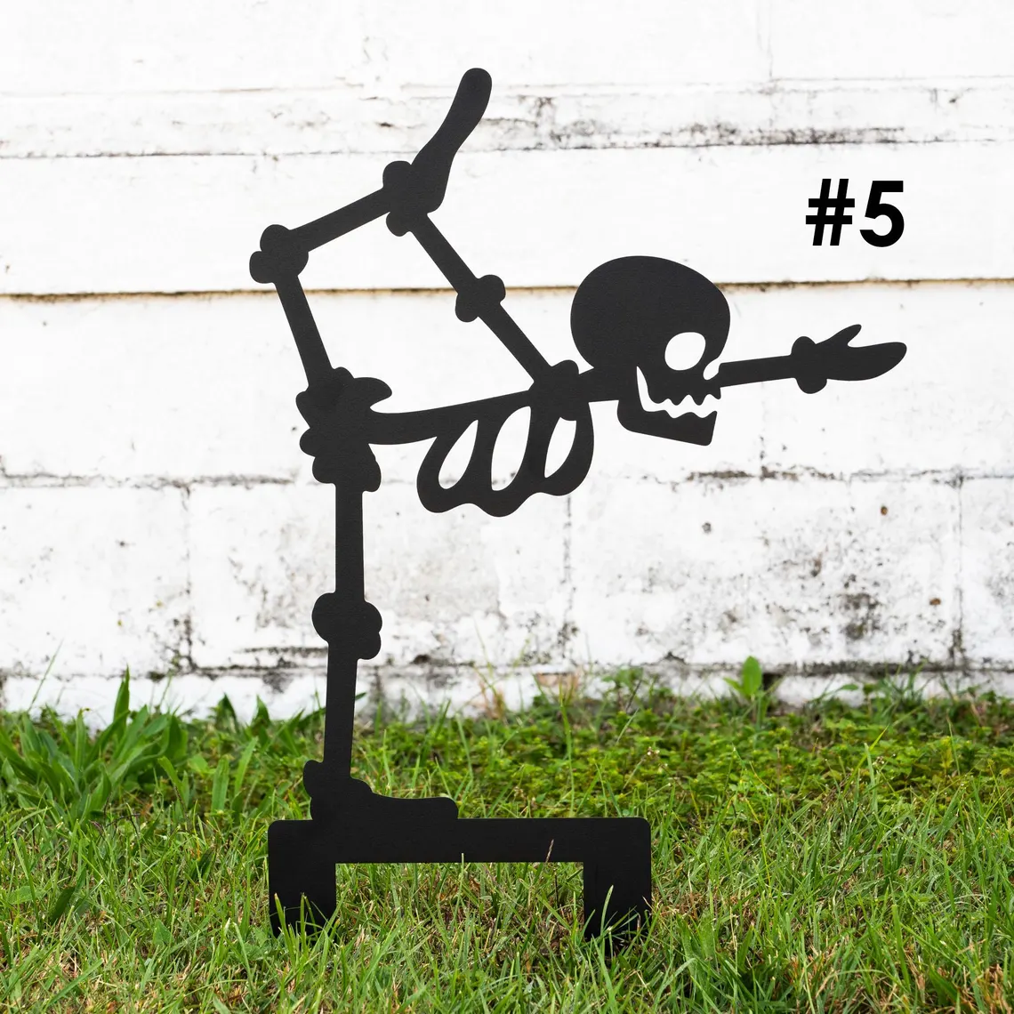 💀Yoga Skeletons – Dancing Halloween Skeleton Stakes🎃