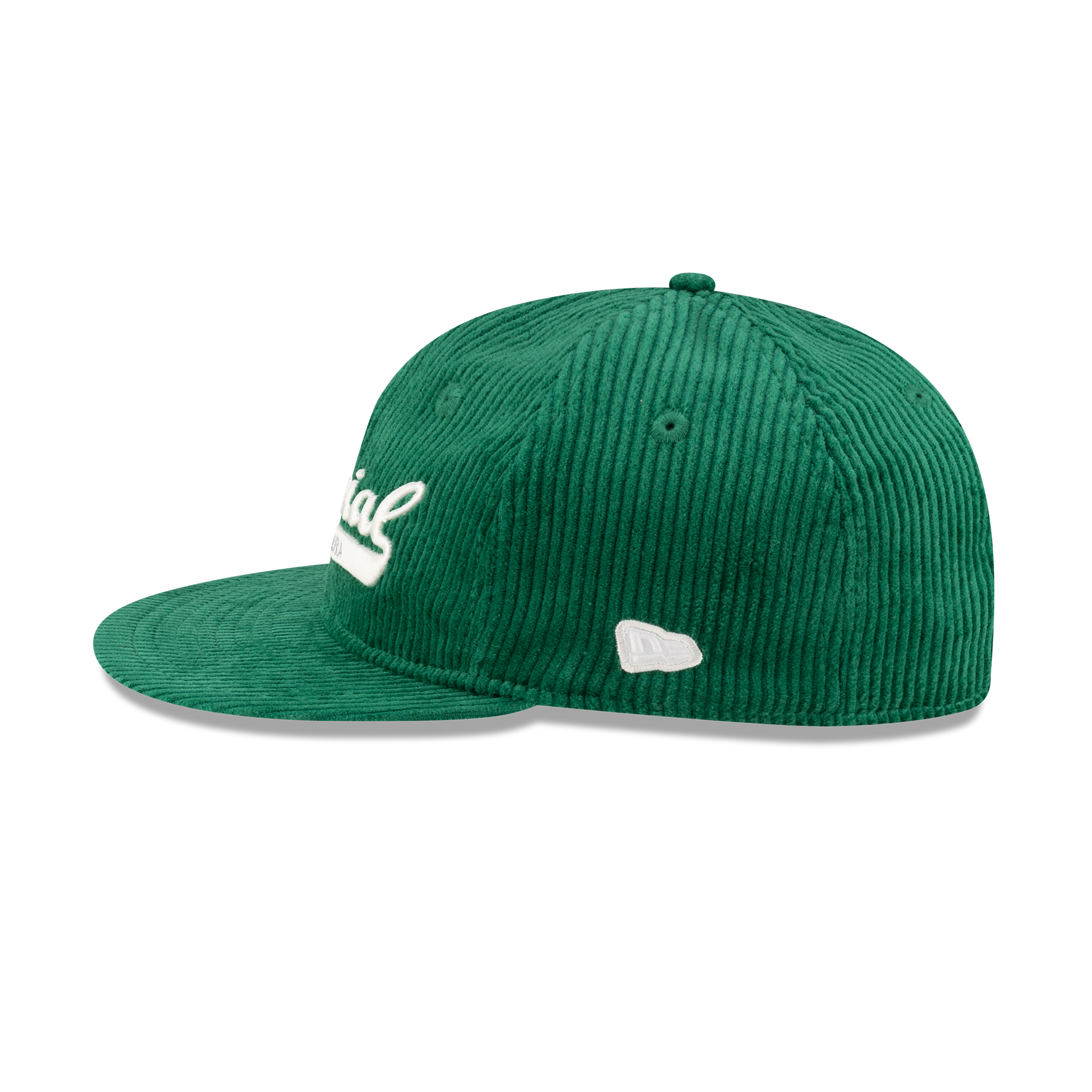 New Era Branded Official Corduroy Kelly Green Retro Crown 9FIFTY Snapback Hat