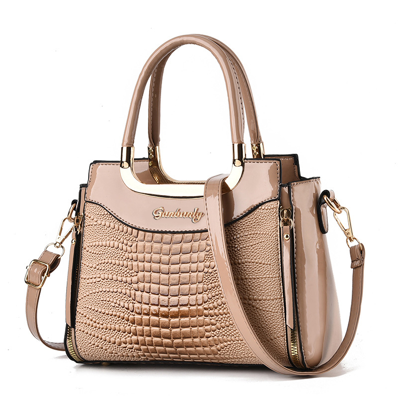 👜👜Women's crocodile print crossbody handbag