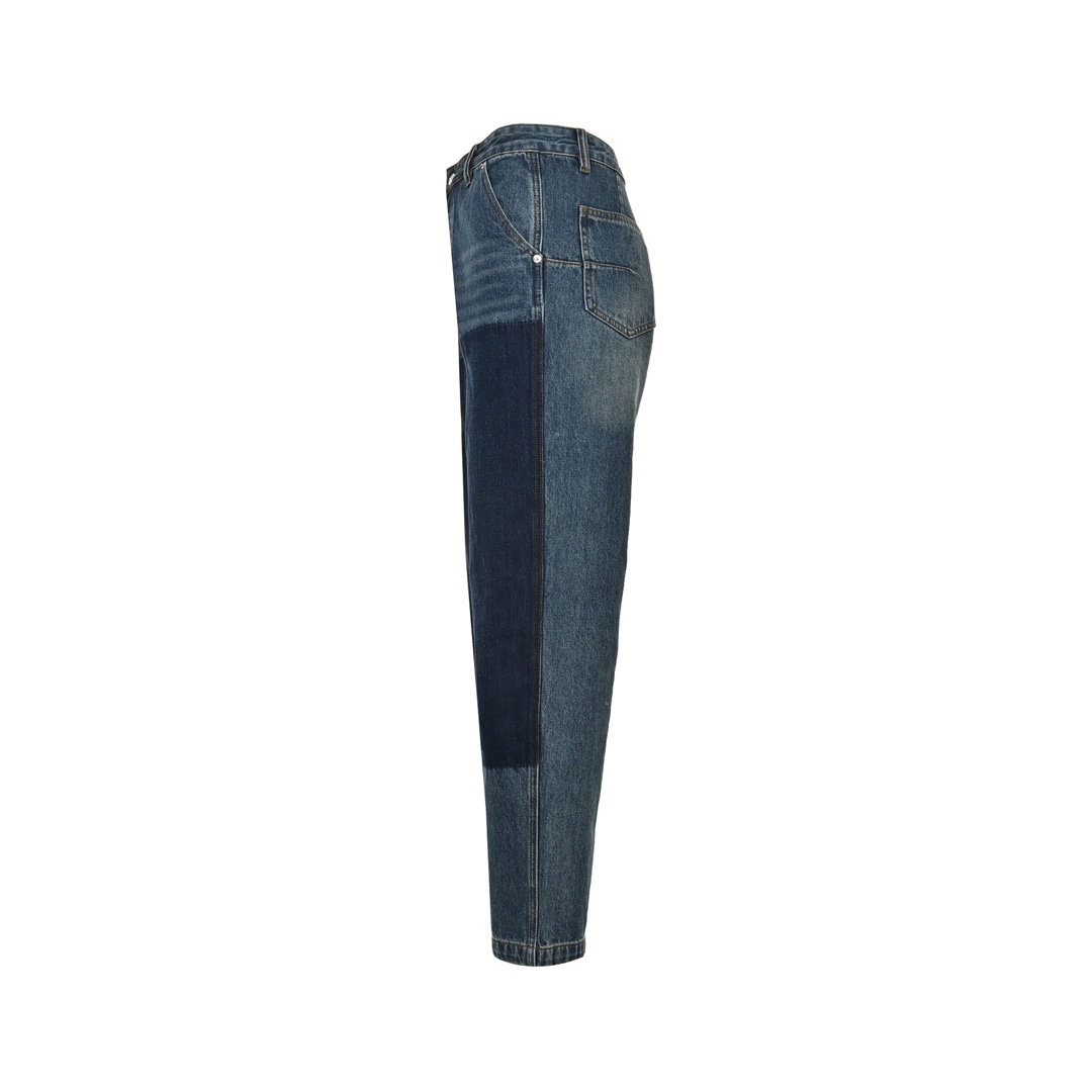 Dior 24ss signature embroidered work denim trousers