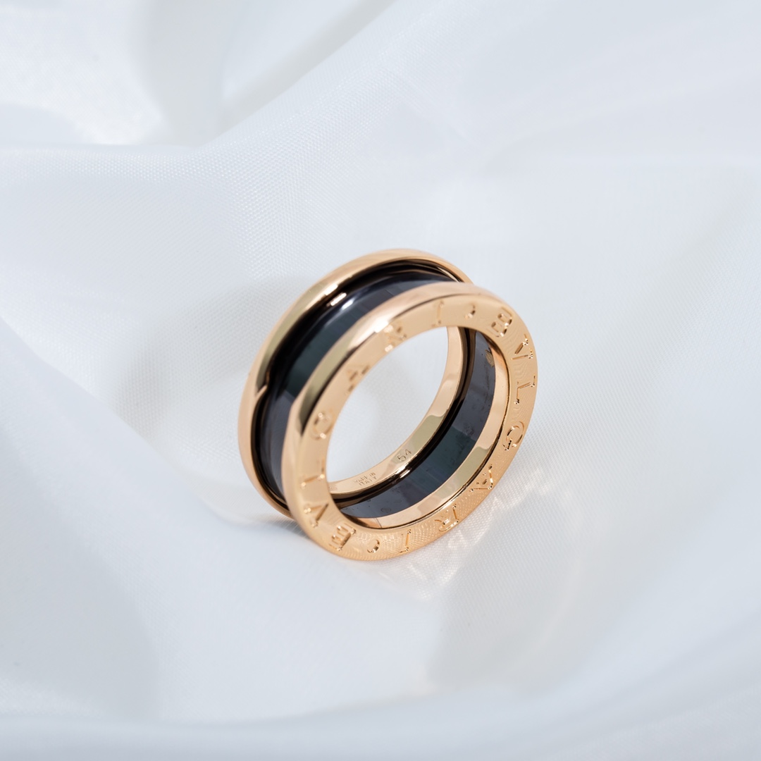 Bulgari Narrow Ceramic Ring