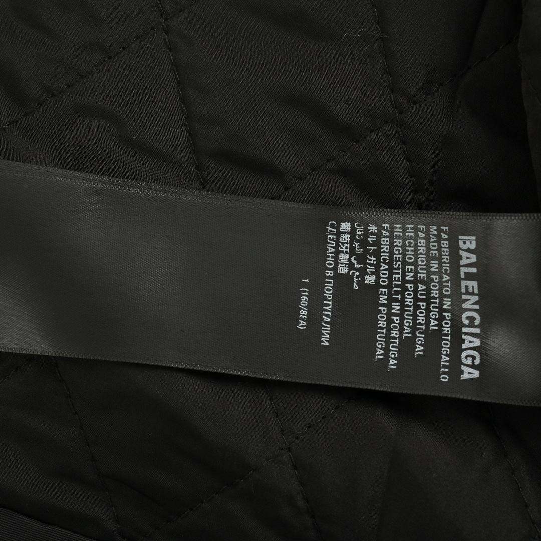 Balenciaga 24Fw double pocket quilted trench coat