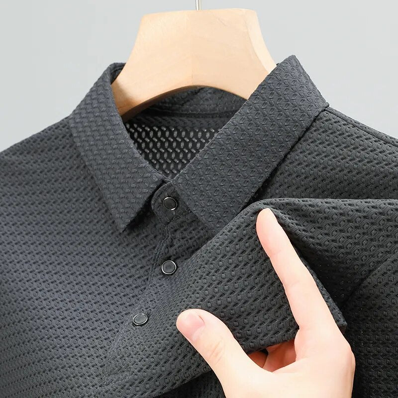 Govani Premium Waffle Polo Shirt