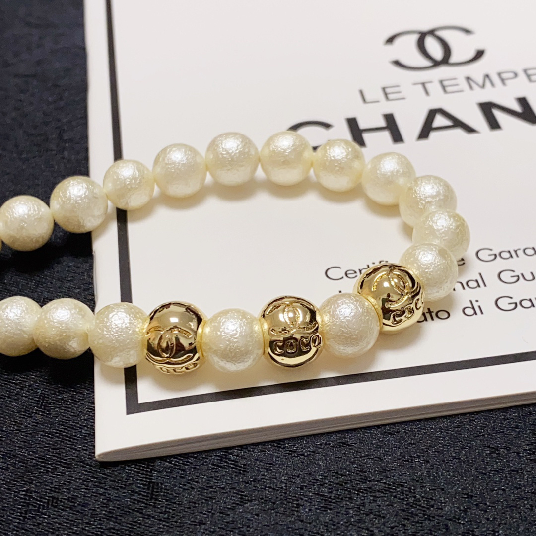 Chanel Bubble Pearl Necklace