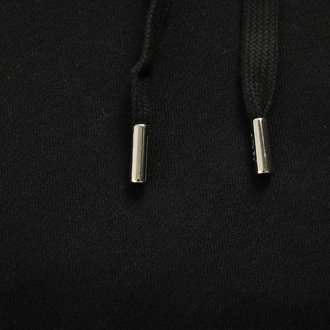 Prada 24Fw triangle logo hooded sweatshirt